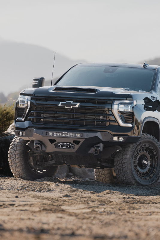 Chevrolet Silverado 3500 Front Bumper - DV8 Offroad - Spec Series - Black - `24-`26